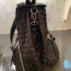 Black Backpack Purse
